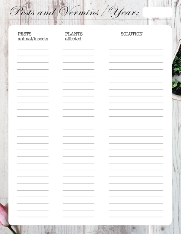 Gardening Templates - CraftSaints