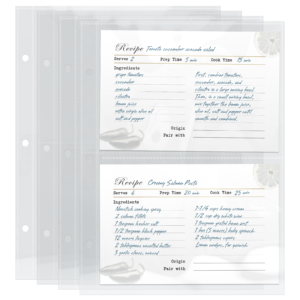 Mini Plastic Sleeves, 2-Slot 4x6'' 6.9×8.9''